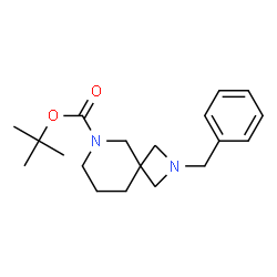 ChemSpider 2D Image | tert-butyl 2-benzyl-2,6-diazaspiro[3.5]nonane-6-carboxylate | C19H28N2O2