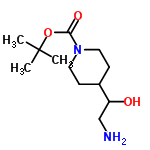 InChI=1/C12H24N2O3/c1-12(2,3)17-11(16)14-6-4-9(5-7-14)10(15)8-13/h9-10,15H,4-8,13H2,1-3H3