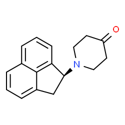 ChemSpider 2D Image | 1-[(1S)-1,2-Dihydro-1-acenaphthylenyl]-4-piperidinone | C17H17NO