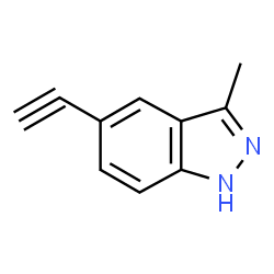 ChemSpider 2D Image | 5-Ethynyl-3-methyl-1H-indazole | C10H8N2