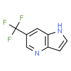 ChemSpider 2D Image | 6-(trifluoromethyl)-1H-pyrrolo[3,2-b]pyridine | C8H5F3N2