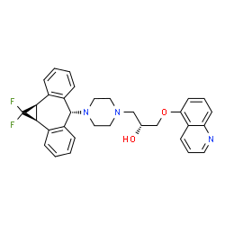 ChemSpider 2D Image | Zosuquidar | C32H31F2N3O2