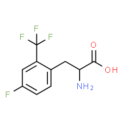 ChemSpider 2D Image | 4-Fluoro-2-(trifluoromethyl)phenylalanine | C10H9F4NO2
