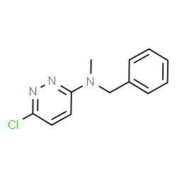 ChemSpider 2D Image | N-Benzyl-6-chloro-N-methyl-3-pyridazinamine | C12H12ClN3