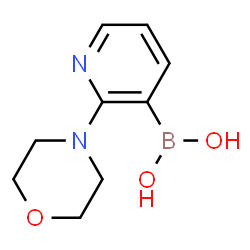 ChemSpider 2D Image | 2-Morpholinopyridine-3-boronic acid | C9H13BN2O3