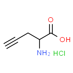 ChemSpider 2D Image | DL-Propargylglycine hydrochloride | C5H8ClNO2