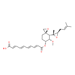 ChemSpider 2D Image | fumagillin | C26H34O7