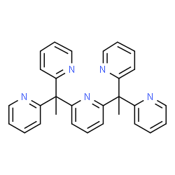 ChemSpider 2D Image | 2,6-Bis[1,1-di(2-pyridinyl)ethyl]pyridine | C29H25N5