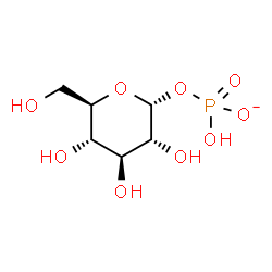 ChemSpider 2D Image | 1-O-(Hydroxyphosphinato)-alpha-D-glucopyranose | C6H12O9P