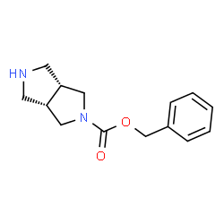ChemSpider 2D Image | cis-2-Cbz-hexahydropyrrolo[3,4-c]pyrrole | C14H18N2O2
