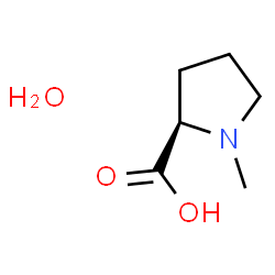 ChemSpider 2D Image | 1-Methyl-D-proline hydrate (1:1) | C6H13NO3