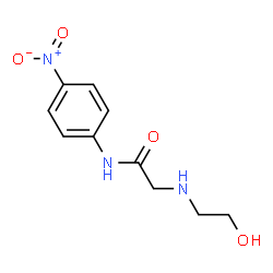ChemSpider 2D Image | N~2~-(2-Hydroxyethyl)-N-(4-nitrophenyl)glycinamide | C10H13N3O4