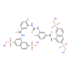 ChemSpider 2D Image | Tetrasodium 4,4'-{carbonylbis[imino(4-methyl-3,1-phenylene)carbonylimino]}di(2,6-naphthalenedisulfonate) | C37H26N4Na4O15S4