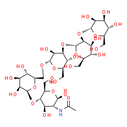 ChemSpider 2D Image | 6-Man4GlcNAc-II | C32H55NO26