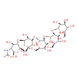 ChemSpider 2D Image | 3-Man4GlcNAc | C32H55NO26