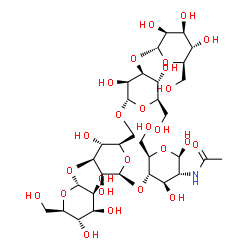 ChemSpider 2D Image | Man4GlcNAc-III | C32H55NO26