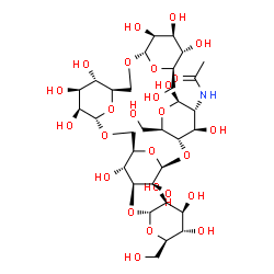 ChemSpider 2D Image | Man4GlcNAc-II | C32H55NO26