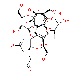ChemSpider 2D Image | GalNAc2FucGlcNAcGA | C32H53N3O21
