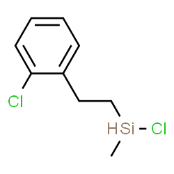 ChemSpider 2D Image | Chloro[2-(2-chlorophenyl)ethyl]methylsilane | C9H12Cl2Si