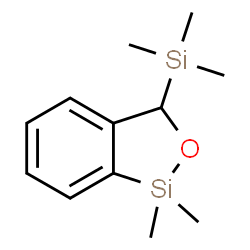 ChemSpider 2D Image | 1,1-Dimethyl-3-(trimethylsilyl)-1,3-dihydro-2,1-benzoxasilole | C12H20OSi2