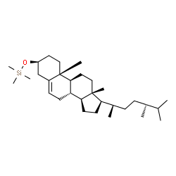 ChemSpider 2D Image | (3beta,20R,24R)-3-[(Trimethylsilyl)oxy]ergost-5-ene | C31H56OSi