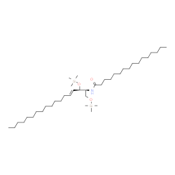 ChemSpider 2D Image | (1E)-N-{(4R,5S)-2,2,8,8-Tetramethyl-4-[(1E)-1-pentadecen-1-yl]-3,7-dioxa-2,8-disilanonan-5-yl}hexadecanimidic acid | C40H83NO3Si2
