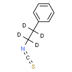 ChemSpider 2D Image | [2-Isothiocyanato(~2~H_4_)ethyl]benzene | C9H5D4NS