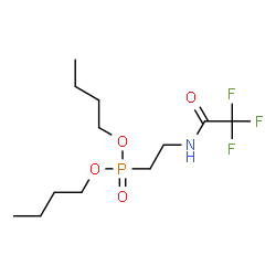 ChemSpider 2D Image | (1E)-N-[2-(Dibutoxyphosphoryl)ethyl]-2,2,2-trifluoroethanimidic acid | C12H23F3NO4P