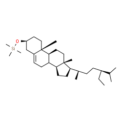 ChemSpider 2D Image | (3beta,8xi,20R,24S)-3-[(Trimethylsilyl)oxy]stigmast-5-ene | C32H58OSi