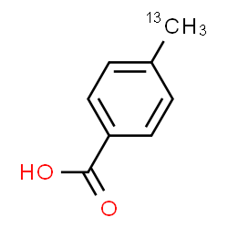 ChemSpider 2D Image | 4-(~13~C)Methylbenzoic acid | C713CH8O2