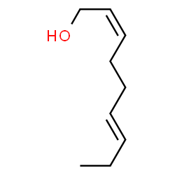 ChemSpider 2D Image | (2Z,6E)-2,6-Nonadien-1-ol | C9H16O