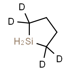 ChemSpider 2D Image | (2,2,5,5-~2~H_4_)Silolane | C4H6D4Si