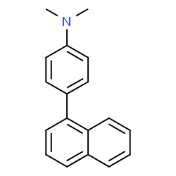 ChemSpider 2D Image | N,N-Dimethyl-4-(1-naphthyl)aniline | C18H17N