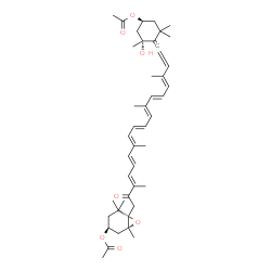 ChemSpider 2D Image | Fucoxanthin acetate | C44H60O7