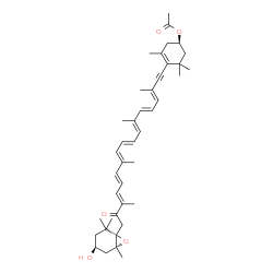ChemSpider 2D Image | Halocynthiaxanthin acetate | C42H56O5