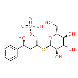 ChemSpider 2D Image | (2R)-2-Hydroxy-2-phenethylglucosinolate | C15H21NO10S2