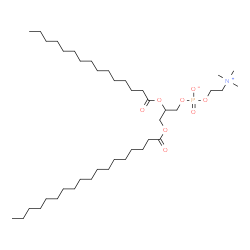 ChemSpider 2D Image | 2-(Pentadecanoyloxy)-3-(stearoyloxy)propyl 2-(trimethylammonio)ethyl phosphate | C41H82NO8P
