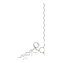 ChemSpider 2D Image | 3-(Hexadecyloxy)-2-[(4Z,7Z)-4,7-octadecadienoyloxy]propyl 2-(trimethylammonio)ethyl phosphate | C42H82NO7P