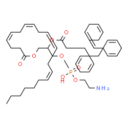 ChemSpider 2D Image | (7Z,10Z,13Z,16Z)-29-Amino-26-hydroxy-26-oxido-20-oxo-21,25,27-trioxa-26lambda~5~-phosphanonacosa-7,10,13,16-tetraen-23-yl (4Z,7Z,10Z,13Z,16Z,19Z)-4,7,10,13,16,19-docosahexaenoate | C47H74NO8P