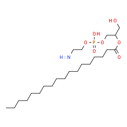 ChemSpider 2D Image | 2-Stearoyl-3-glycerylphosphorylethanolamine | C23H48NO7P
