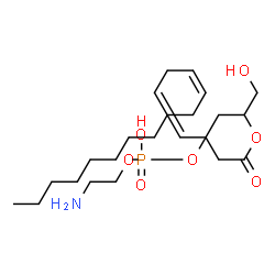ChemSpider 2D Image | 1-{[(2-Aminoethoxy)(hydroxy)phosphoryl]oxy}-3-hydroxy-2-propanyl (4Z,7Z)-4,7-octadecadienoate | C23H44NO7P