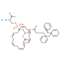 ChemSpider 2D Image | (15Z,18Z,21Z,24Z,27Z,30Z)-3-Amino-6-hydroxy-6-oxido-2,12-dioxo-5,7,11-trioxa-6lambda~5~-phosphatritriaconta-15,18,21,24,27,30-hexaen-9-yl (4Z,7Z,10Z,13Z,16Z,19Z)-4,7,10,13,16,19-docosahexaenoate | C51H76NO9P