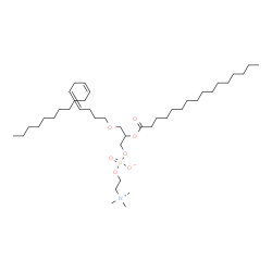 ChemSpider 2D Image | 3-[(4Z,7Z)-4,7-Octadecadien-1-yloxy]-2-(palmitoyloxy)propyl 2-(trimethylammonio)ethyl phosphate | C42H82NO7P