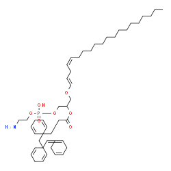 ChemSpider 2D Image | (16Z,19E)-29-Amino-26-hydroxy-26-oxido-21,25,27-trioxa-26lambda~5~-phosphanonacosa-16,19-dien-23-yl (4Z,7Z,10Z,13Z,16Z,19Z)-4,7,10,13,16,19-docosahexaenoate | C47H80NO7P