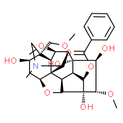 ChemSpider 2D Image | Benzoylmesaconine | C31H43NO10