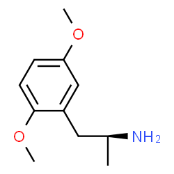 ChemSpider 2D Image | (2S)-1-(2,5-Dimethoxyphenyl)-2-propanamine | C11H17NO2