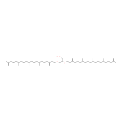 ChemSpider 2D Image | 2,3-Bis[(3,7,11,15,19-pentamethylicosyl)oxy]-1-propanol | C53H108O3
