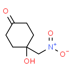 ChemSpider 2D Image | 4-Hydroxy-4-(nitromethyl)cyclohexanone | C7H11NO4