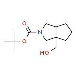 ChemSpider 2D Image | CIs-Tert-Butyl 3A-(Hydroxymethyl)Hexahydrocyclopenta[C]Pyrrole-2(1H)-Carboxylate | C13H23NO3