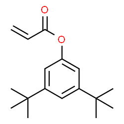 ChemSpider 2D Image | 3,5-DI-TERT-BUTYLPHENYL PROP-2-ENOATE | C17H24O2